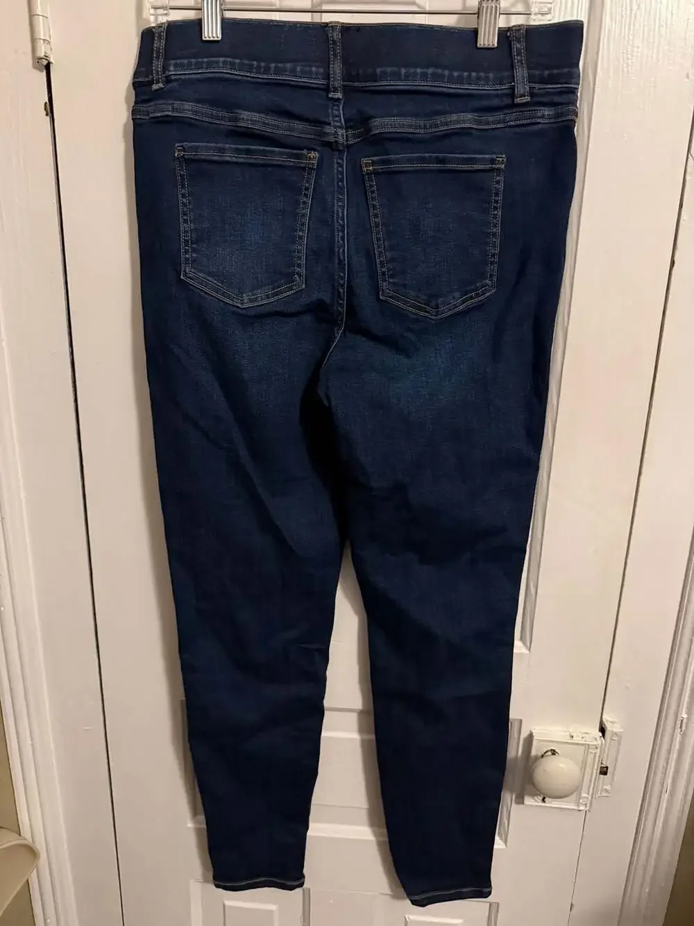 SPANX Women's Midnight Shade Ankle Skinny Jeans Large